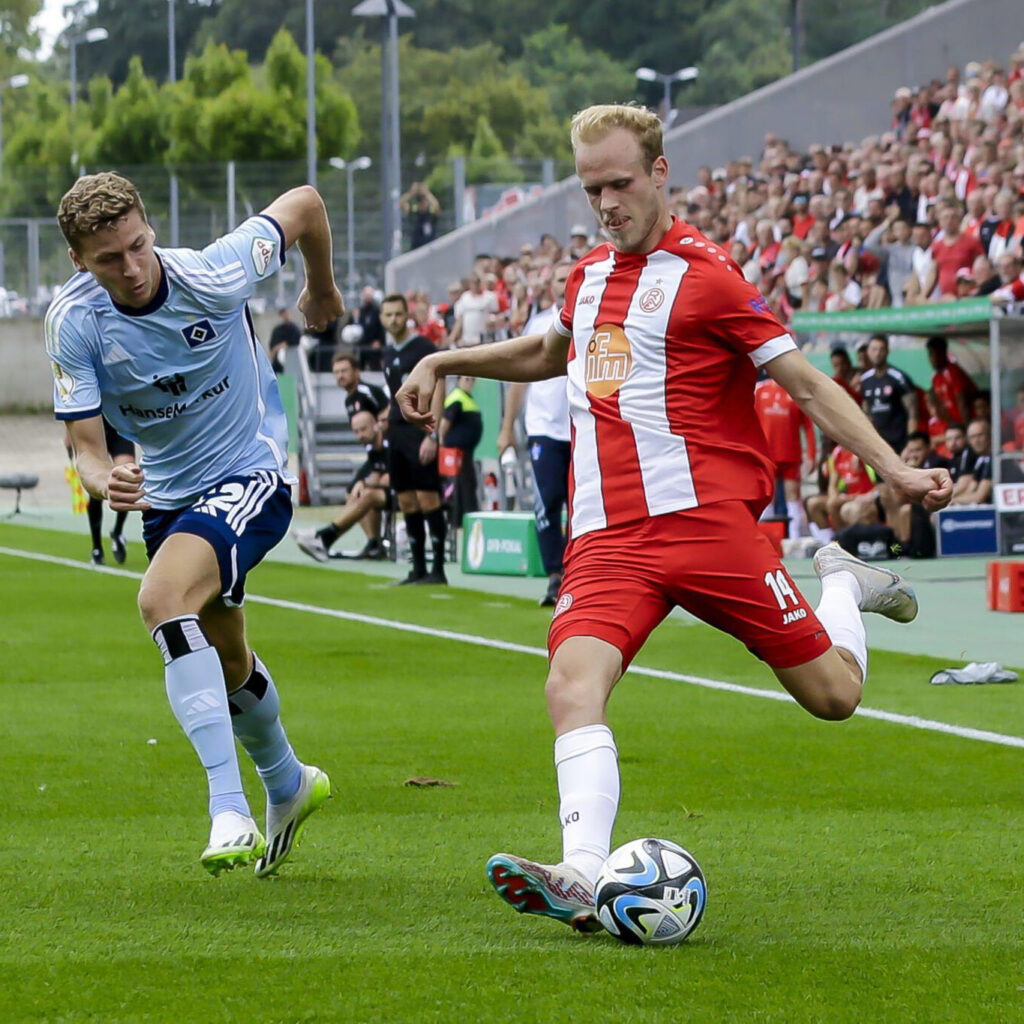 Lucas Brumme im Spiel gegen den HSV